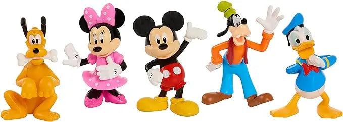 Disney Junior Mickey Mouse Collectible Figure Set, 5 Pack, 3-inch Collectible Figures, Kids Toys for Ages 3 Up by Just Play - Figurio