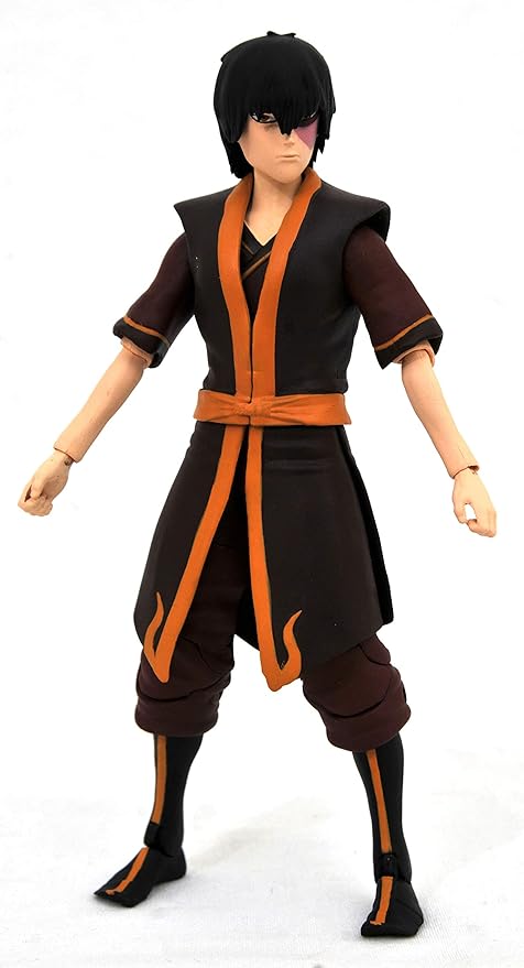 Diamond Select Toys Avatar The Last Airbender: Zuko Deluxe Action Figure, Multicolor - Figurio