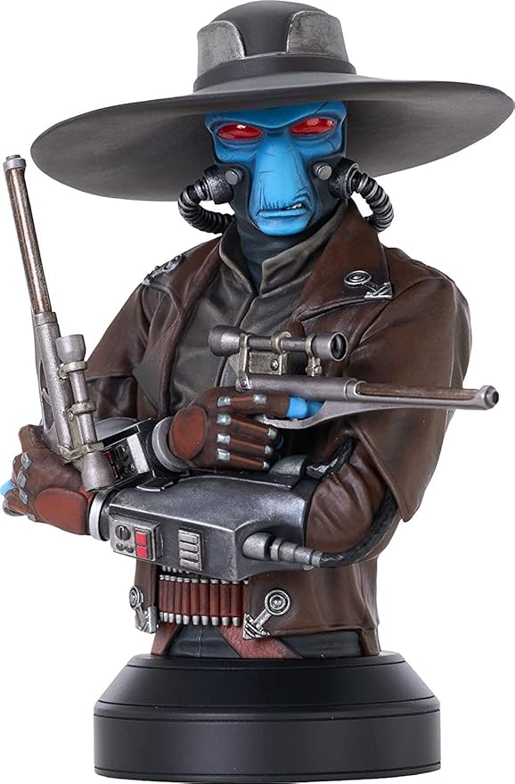 Diamond Select Toys Star Wars: The Clone Wars: Cad Bane 1:6 Scale Bust, Multicolor,6 inches,APR222241 - Figurio