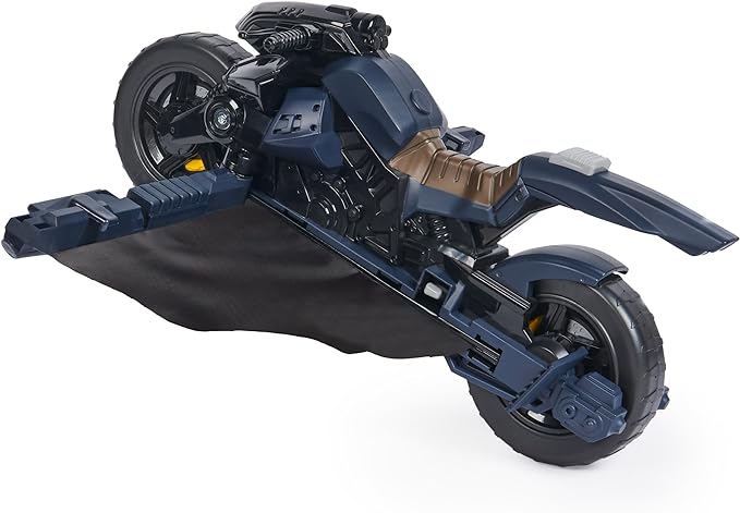 DC Comics, Batman Adventures, Batman Batcycle, Transforming 2-in-1 Batcycle & Batglider, Figure Compatible, Super Hero Kids Toy for Boys and Girls 4+ - Figurio