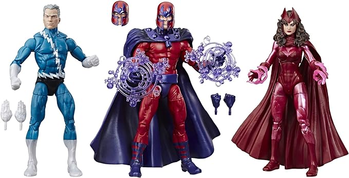 Marvel Legends Series 6" Family Matters 3 Pack with Magneto, Quicksilver, & Scarlet Witch Action Figures (Amazon Exclusive) - Figurio