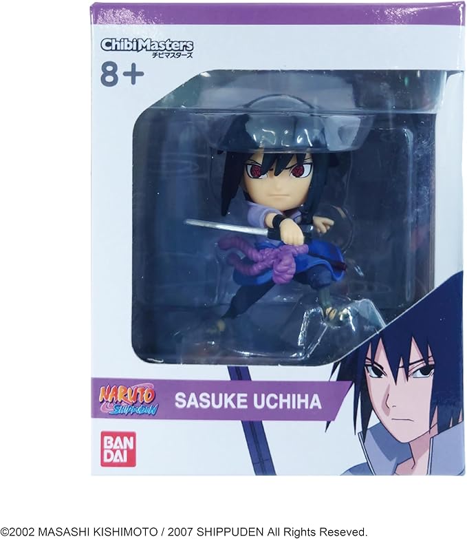 BANDAI - Naruto Chibi Masters - Sasuke Uchiha - Figurio