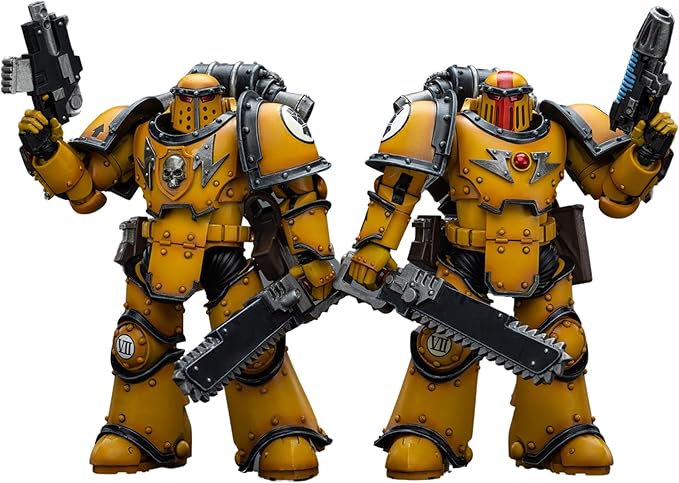 JOYTOY Warhammer 40,000 1/18 Action Figure Imperial Fists Legion MkIII Despoiler Squad 2PCS Collection Model Christmas Birthday Gifts - Figurio