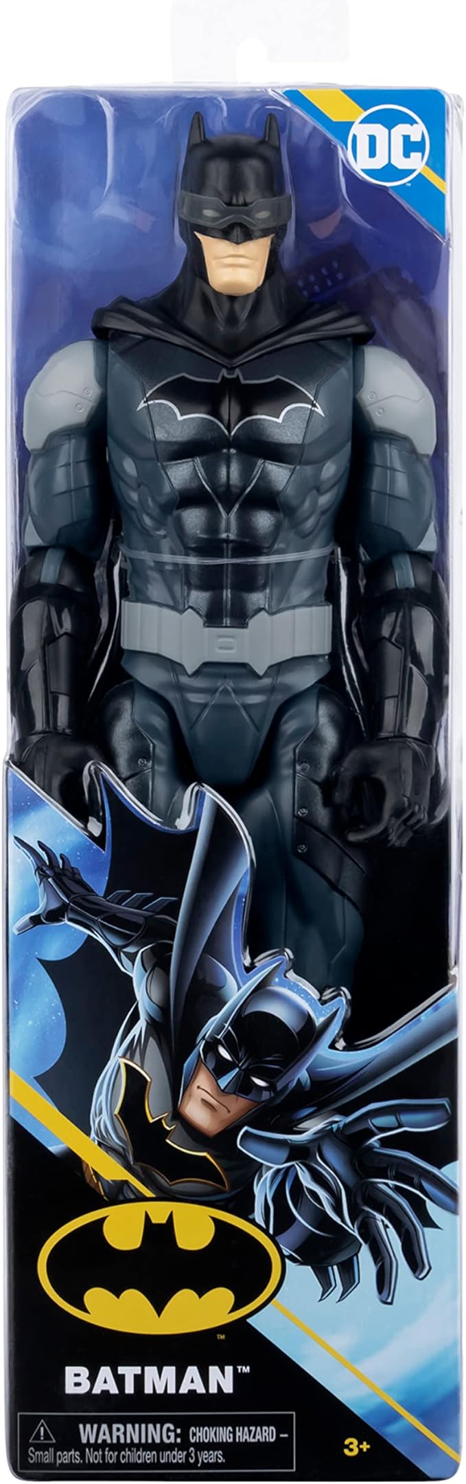 DC Comics, 12-inch Batman Action Figure, Kids Toys for Boys and Girls Ages 3 and Up - Figurio