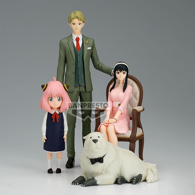 Banpresto - Spy x Family - Anya Forger & Bond Forger, Bandai Spirits Family Photo Figure - Figurio