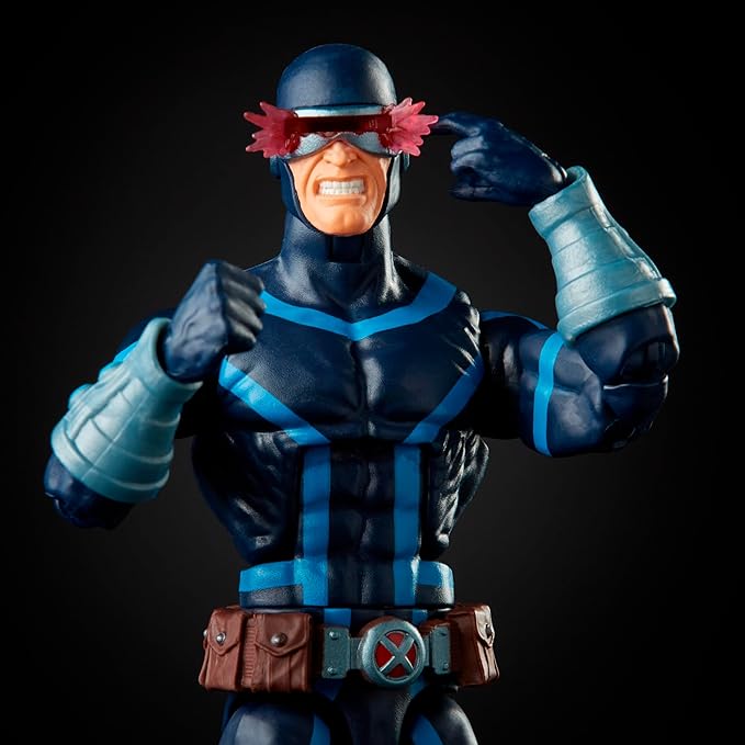 Marvel Hasbro Legends X-Men Series 6-inch Collectible Cyclops Action Figure Toy, Premium Detail and 2 Accessories, Ages 4 and Up - Figurio