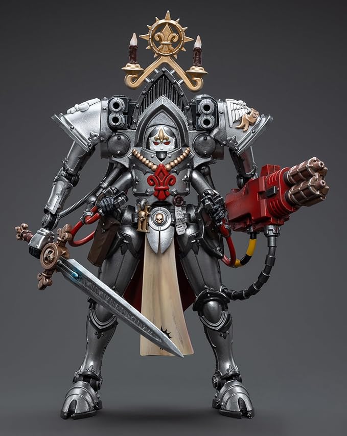 JOYTOY Warhammer 40K 1/18 Action Figures, Adepta Sororitas Order of The Argent Shroud Paragon Warsuit Sister Collaen Perfect for Collectors & Decor, an Ideal Figurine Gift - JT4669 - Figurio