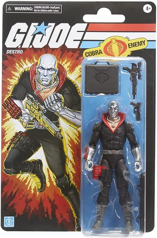 G.I. JOE Classified Retro Carded Animated Destro 6" Action Figure - Figurio