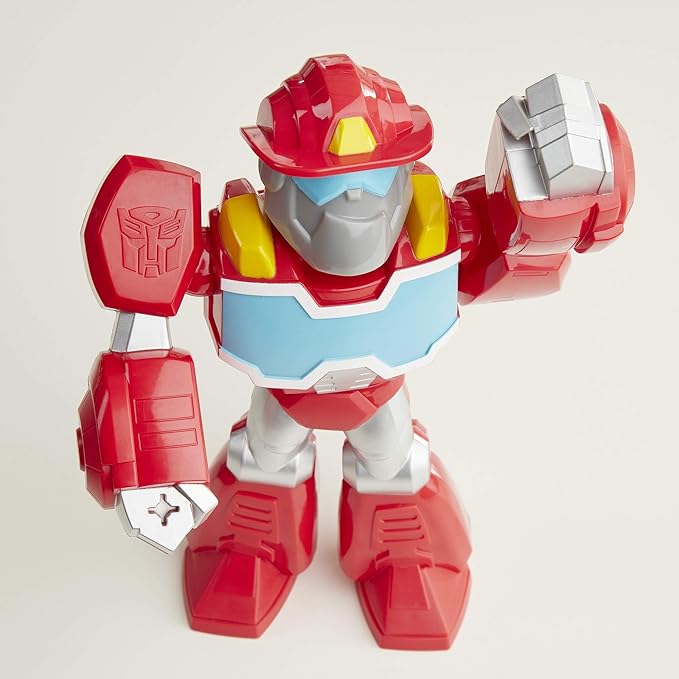 Transformers Playskool Heroes Rescue Bots Academy Mega Mighties Heatwave The Fire-Bot 10-Inch Robot Action Figure, Collectible Toys for Kids Ages 3 and Up - Figurio