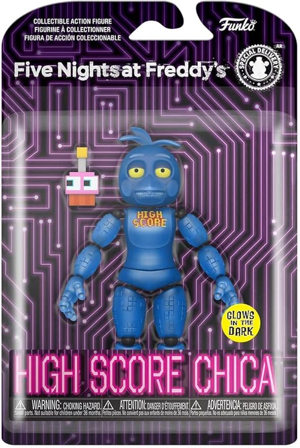 Funko Pop! Action Figure: Five Nights at Freddy's - High Score Chica (Glow in The Dark) - Figurio