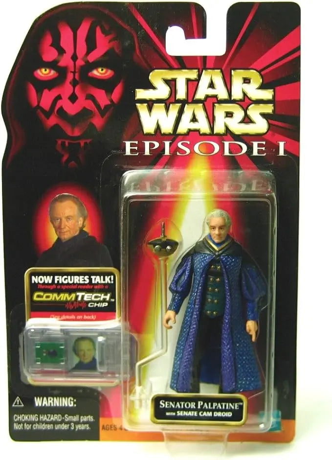 Star Wars, Episode I: The Phantom Menace, Senator Palpatine Action Figure, 3.75 Inches - Figurio