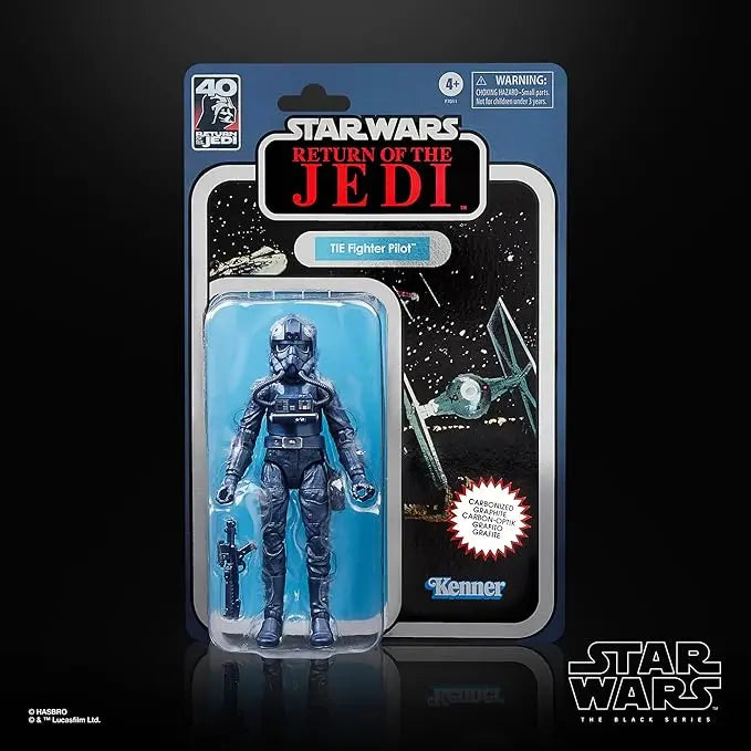 STAR WARS The Black Series Carbonized Collection Emperor’s Royal Guard & TIE Pilot, Return of The Jedi 6-Inch Action Figures (Amazon Exclusive) - Figurio