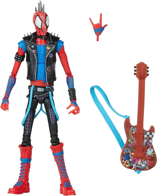 Marvel Legends Series Spider-Man: Across The Spider-Verse Spider-Punk 6-inch Action Figure Toy, 1 Accessory - Figurio