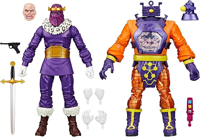 Marvel Legends Series Baron Zemo and Arnim Zola, Captain America Villains Comics Collectible 6-Inch Action Figures (Amazon Exclusive) - Figurio