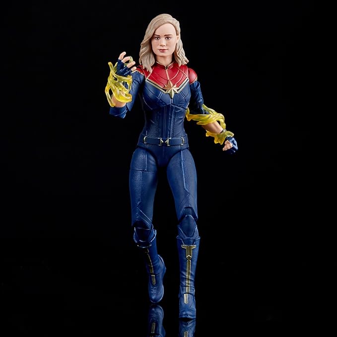 Marvel Legends Series Captain Marvel, The Marvels 6-Inch Collectible Action Figures, Toys for Ages 4 and Up - Figurio