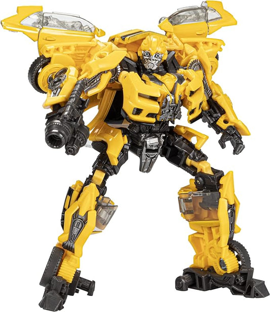 Transformers Toys Studio Series 87 Deluxe Class Dark of The Moon Bumblebee Action Figure - Ages 8 and Up, 4.5-inch, Multicolored - Figurio