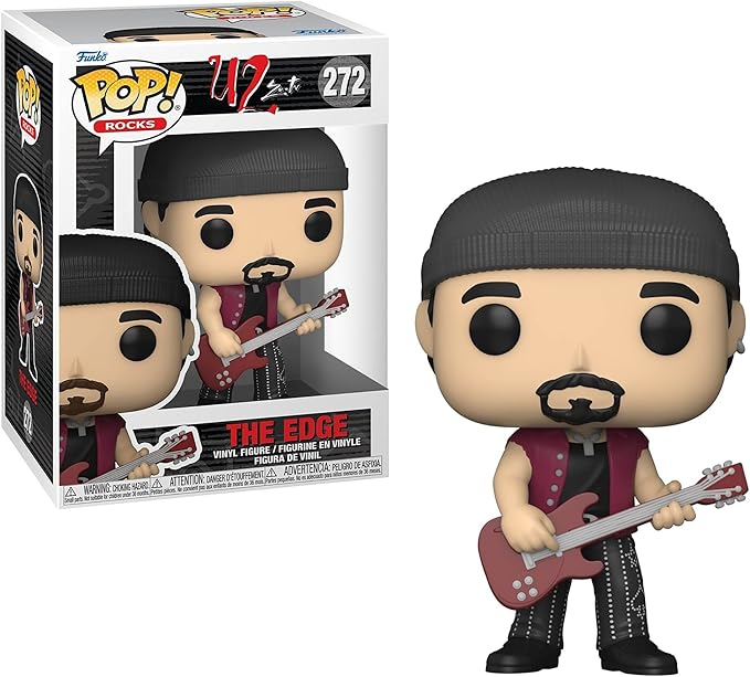 Funko Pop! Rocks: U2 ZooTV Collectors Set- Adam, Edge, Larry, and Bono - Figurio