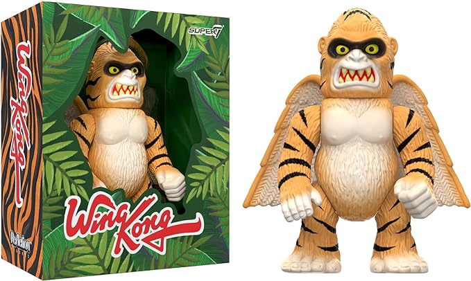 Super7 Tiger Wing Kong - 3.75" Wing Kong Action Figure Campy Horror Collectibles and Retro Toys - Figurio