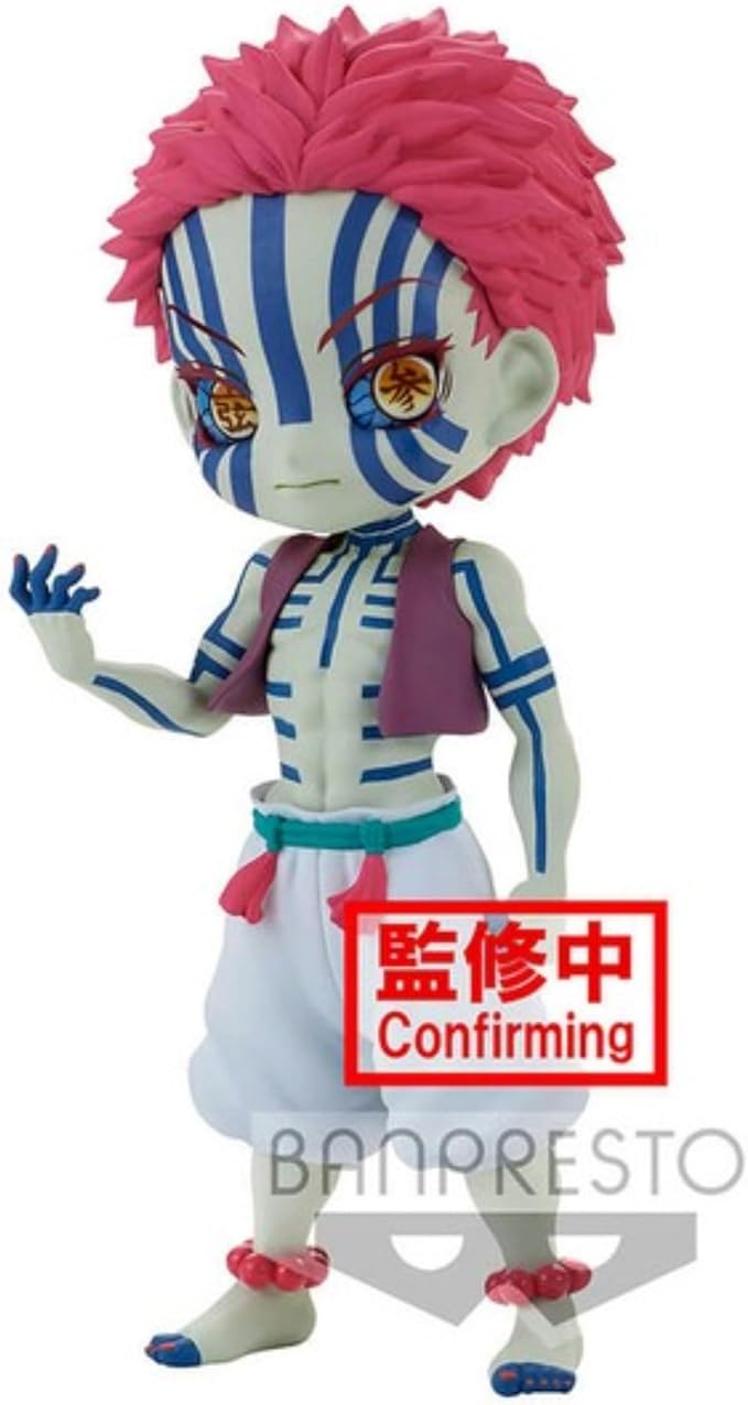 Banpresto - Demon Slayer Kimetsu no Yaiba Q posket Akaza Version A Figure BP17972 Multiple Colors - Figurio