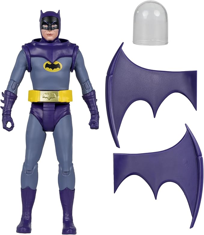 McFarlane Toys - DC Retro Space Batman (Batman 66' Comic) 6in Action Figure - Figurio