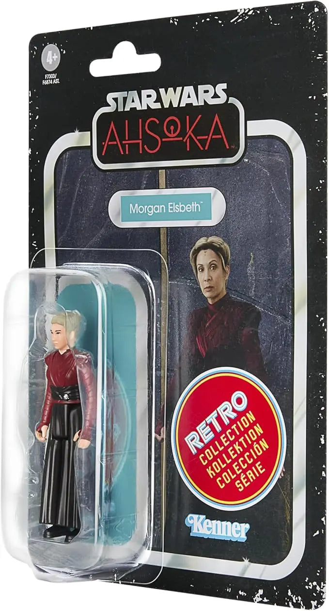 STAR WARS Retro Collection Morgan Elsbeth, Ahsoka 3.75-Inch Collectible Action Figures, Ages 4 and Up - Figurio