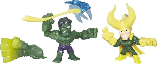 Marvel Super Hero Mashers Micro Hulk vs. Loki 2-Pack - Figurio