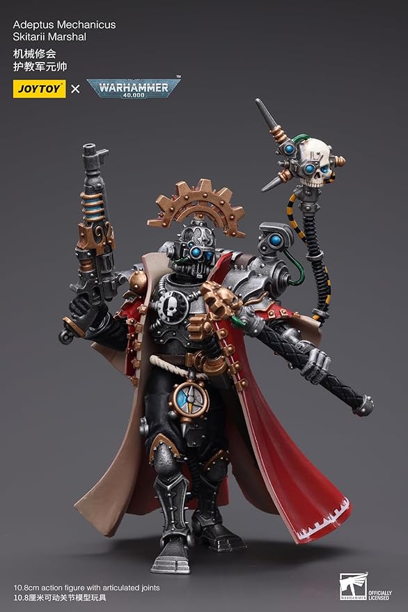 JoyToy Warhammer 40K: Adeptus Mechanicus Skitarii Marshal 1:18 Scale Action Figure - Figurio