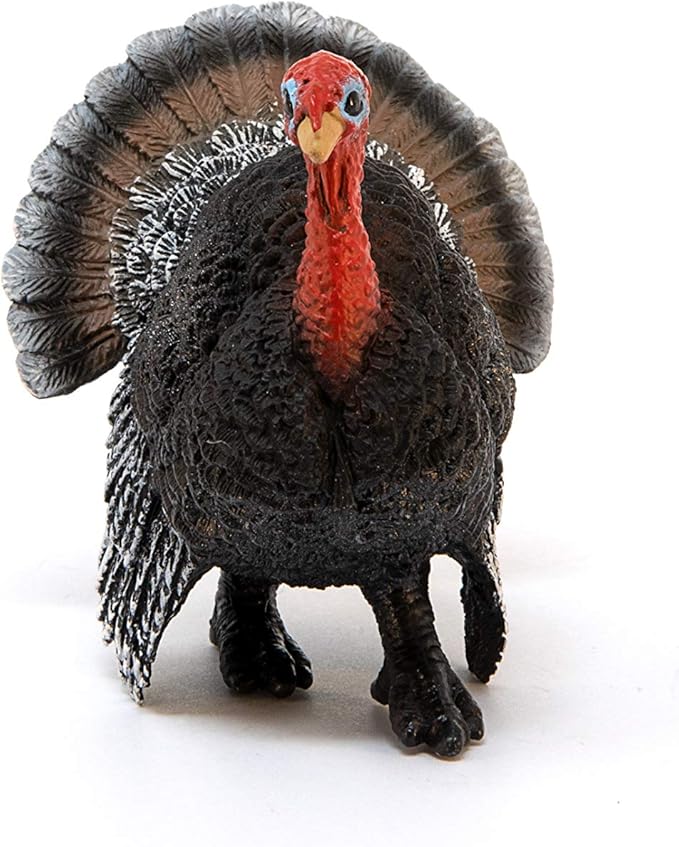 Schleich Farm World, Animal Toys for Boys and Girls, Realistic Bird, Turkey Toy Figurine, Ages 3+ - Figurio