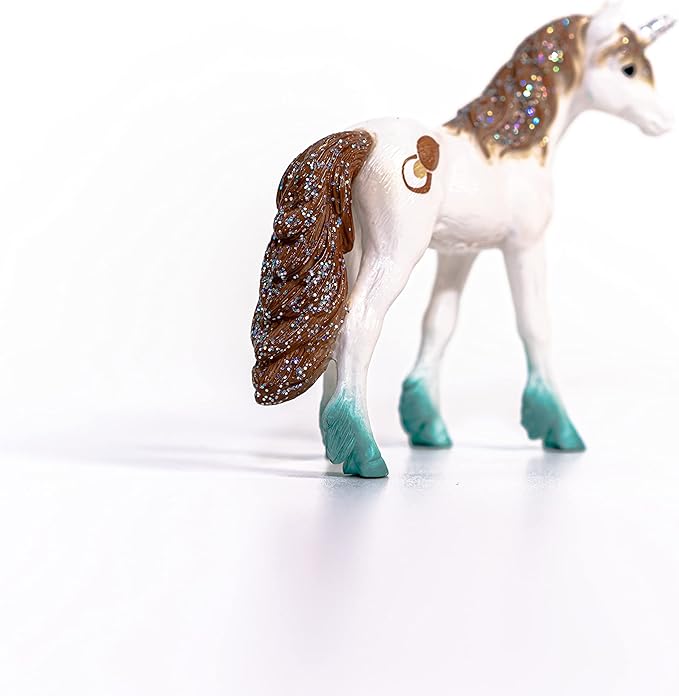 Schleich bayala, Unicorn Toys, Unicorn Gifts for Girls and Boys 5-12 years old, Coconut Unicorn Foal - Figurio