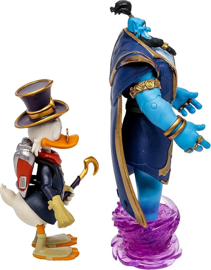 McFarlane Toys - Disney Mirrorverse Genie 5in Scrooge McDuck 5in and Goofy 7in, Action Figure 3pk, Gold Label, Amazon Exclusive - Figurio