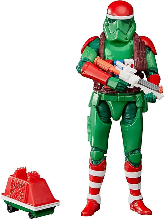 STAR WARS The Black Series First Order Stormtrooper (Holiday Edition) and Mouse Droid Toys, 6-Inch-Scale Holiday-Themed Collectible Figures (Amazon Exclusive) - Figurio