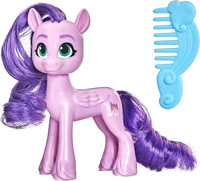 Hasbro My Little Pony Best Movie Friends - Poseable Articulated Figures with Accessories - (Princess Petals) - Figurio