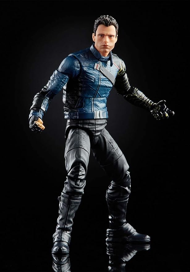 Marvel Legends Series Avengers 6-inch Action Figure Toy Winter Soldier, Premium Design and 2 Accessories, for Kids Age 4 and Up - Figurio