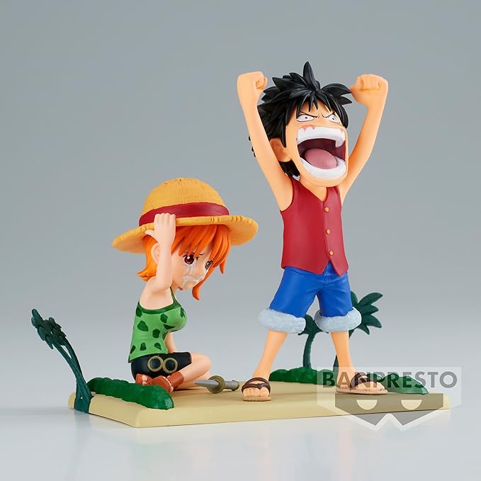 Banpresto - One Piece - Log Stories - Luffy & Nami, Bandai Spirits World Collectable Figure - Figurio