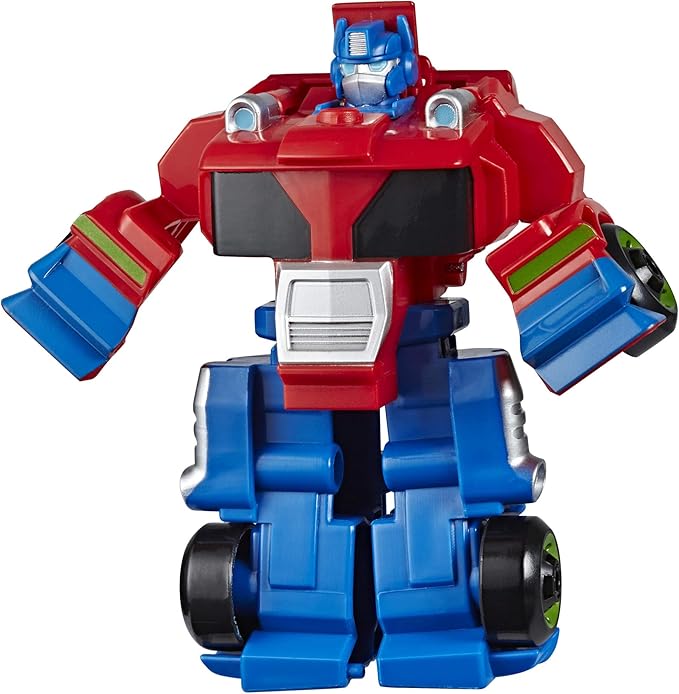 Transformers Rescue Bots Academy Optimus Prime Converting Toy, 4.5-Inch Figure, Toys for Kids Ages 3 and Up - Figurio