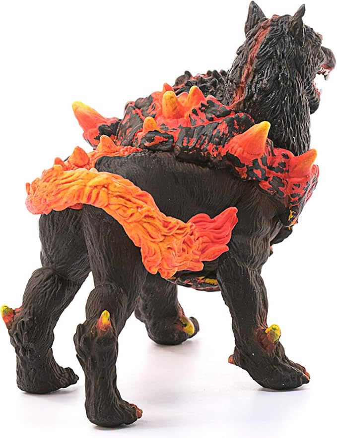 Schleich Eldrador Creatures, Lava Monster Mythical Creatures Toys for Kids, Hellhound Action Figure, Ages 7+ - Figurio