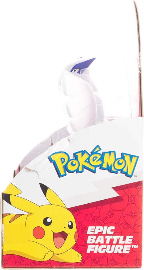 Pokémon Lugia Epic Battle Figure - 12-Inch Articulated Epic Battle Figure with Flight Stand - Figurio