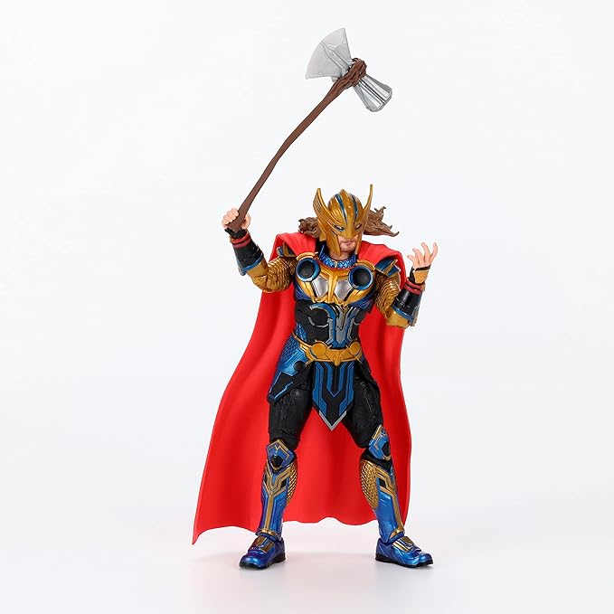 Marvel Legends Series Thor: Love and Thunder Thor Action Figure 6-inch Collectible Toy, 3 Accessories - Figurio