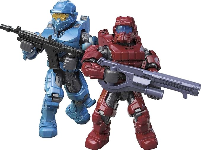 Mega Halo Stockpile Construction Set with Spartan Helmet, Building Toys for Boys, ages 8+ - Figurio