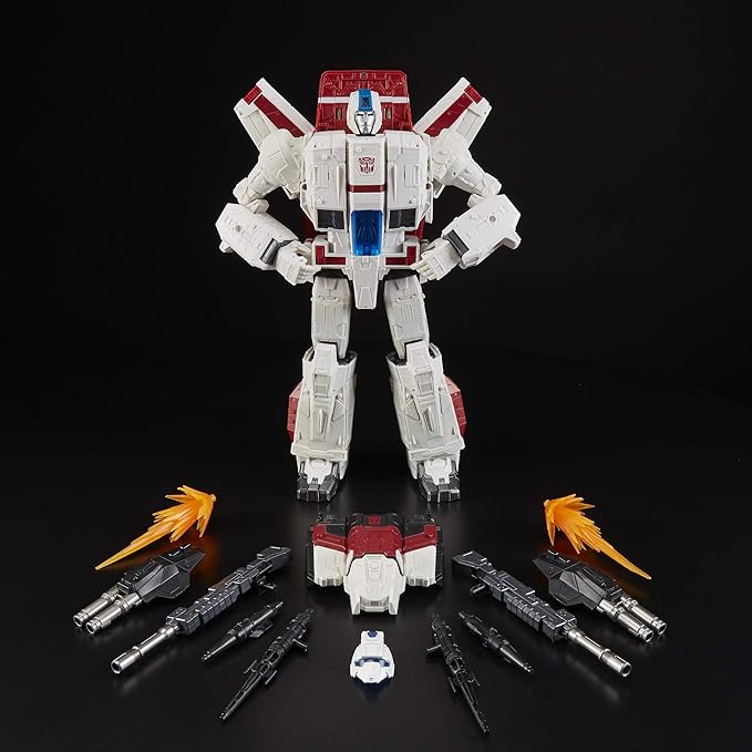 Transformers Toys Generations War for Cybertron Commander Wfc-S28 Jetfire Action Figure - Siege Chapter - Adults & Kids Ages 8 & Up, 11" - Figurio