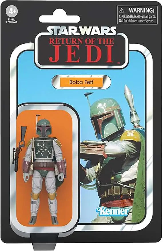 STAR WARS The Vintage Collection Boba Fett Toy, 3.75-Inch-Scale Return of The Jedi Action Figure, Toys for Kids Ages 4 and Up - Figurio