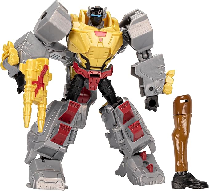 Transformers Toys EarthSpark Deluxe Class Grimlock Action Figure, 5-Inch, Robot Toys for Kids Ages 6 and Up - Figurio