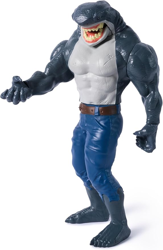 DC Comics, Batman Giant Series King Shark Action Figure, 12-inch Super Hero Collectible Kids Toys for Boys and Girls Ages 3+ - Figurio