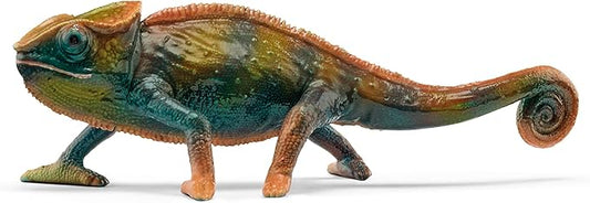 Schleich Wild Life Realistic Color-Changing Chameleon Figure - Wild Animal Toy Figurine, Durable for Education and Imaginative Play for Boys and Girls, Gift for Kids Ages 3+ - Figurio