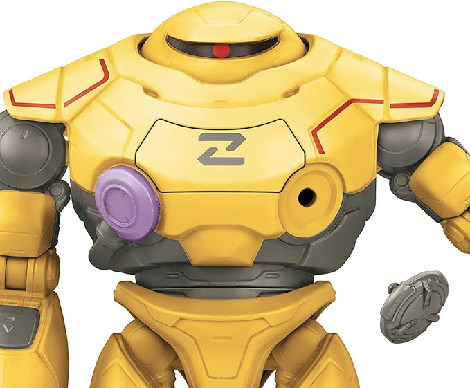 Mattel Disney and Pixar Lightyear Action Figure & Accessories, Battle Equipped Zyclops Robot Toy with Projectiles, Blasting & Eject Action - Figurio