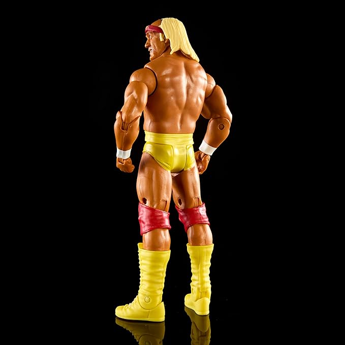 Mattel WWE Hulk Hogan Basic Action Figure, 10 Points of Articulation & Life-like Detail, 6-inch Collectible - Figurio