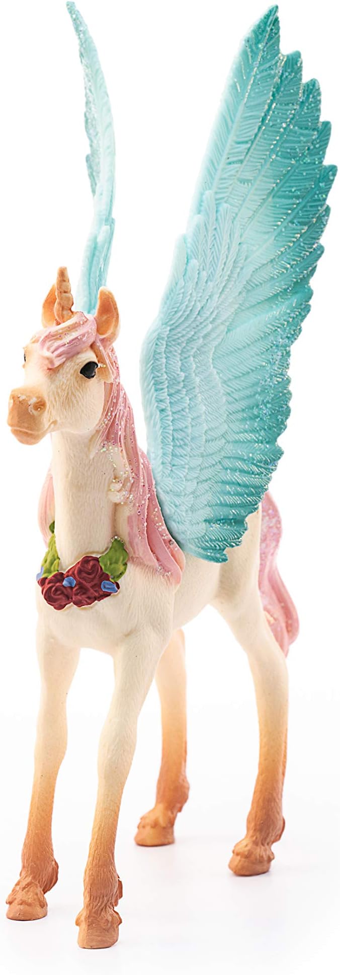 Schleich bayala, Unicorn Toys for Girls and Boys, Decorated Unicorn Pegasus Foal Toy Figurine, Ages 5 and Above - Figurio