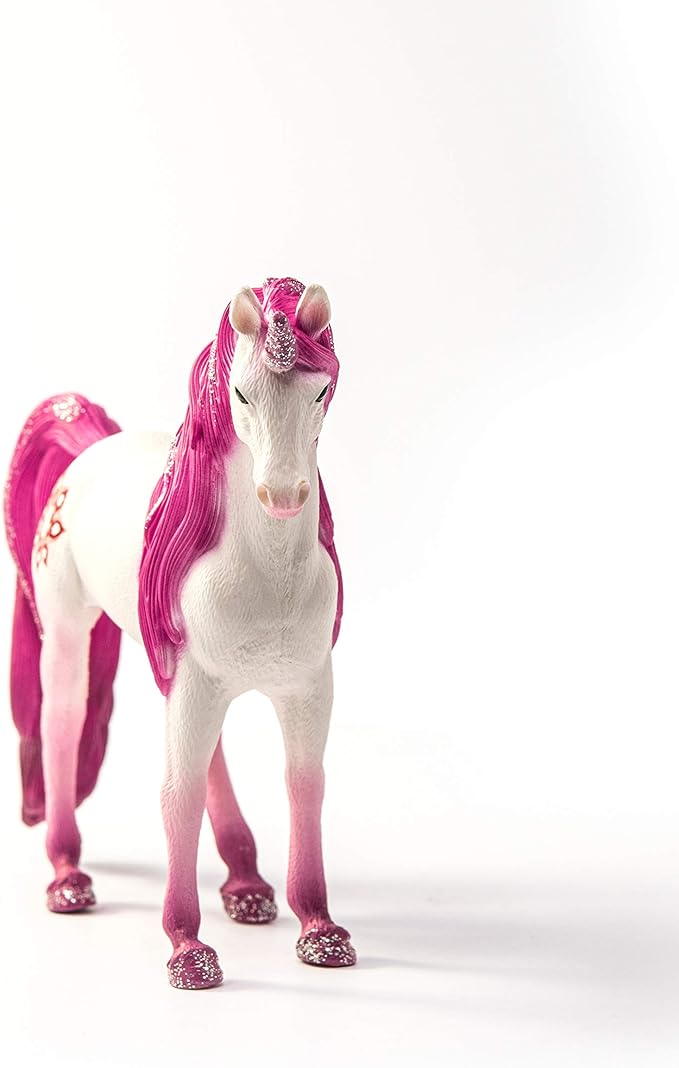 Schleich bayala, Unicorn Toys for Girls and Boys, Mandala Unicorn Mare Unicorn Figurine, Pink, Ages 5+ - Figurio