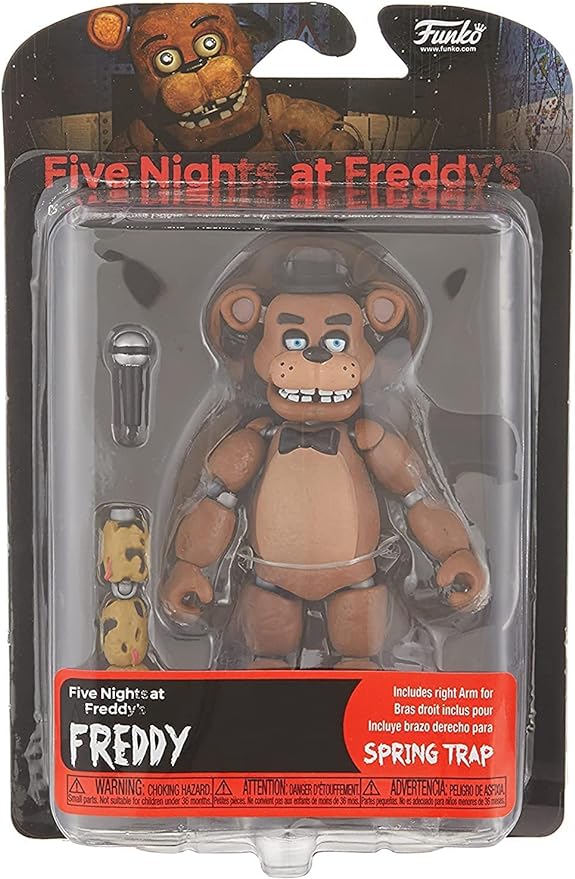 Funko 5" Articulated Action Figure: Five Nights at Freddy's (FNAF) - Freddy Fazbear - Collectible - Gift Idea - Official Merchandise - for Boys, Girls, Kids & Adults - Video Games Fans - Figurio