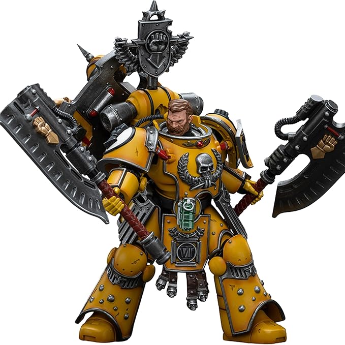 JOYTOY 1/18 Action Figure Warhammer 40,000 Imperial Fists Fafnir Rann 4.96inch Movable Model Collectible Figurine - Figurio